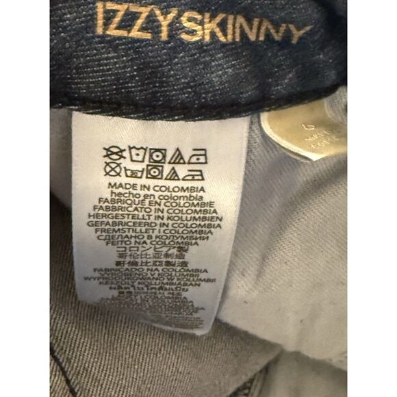 NWT Michael Kors Women's Izzy Skinny Mid Rise Jeans Blue Denim Size 6 - Picture 7 of 7